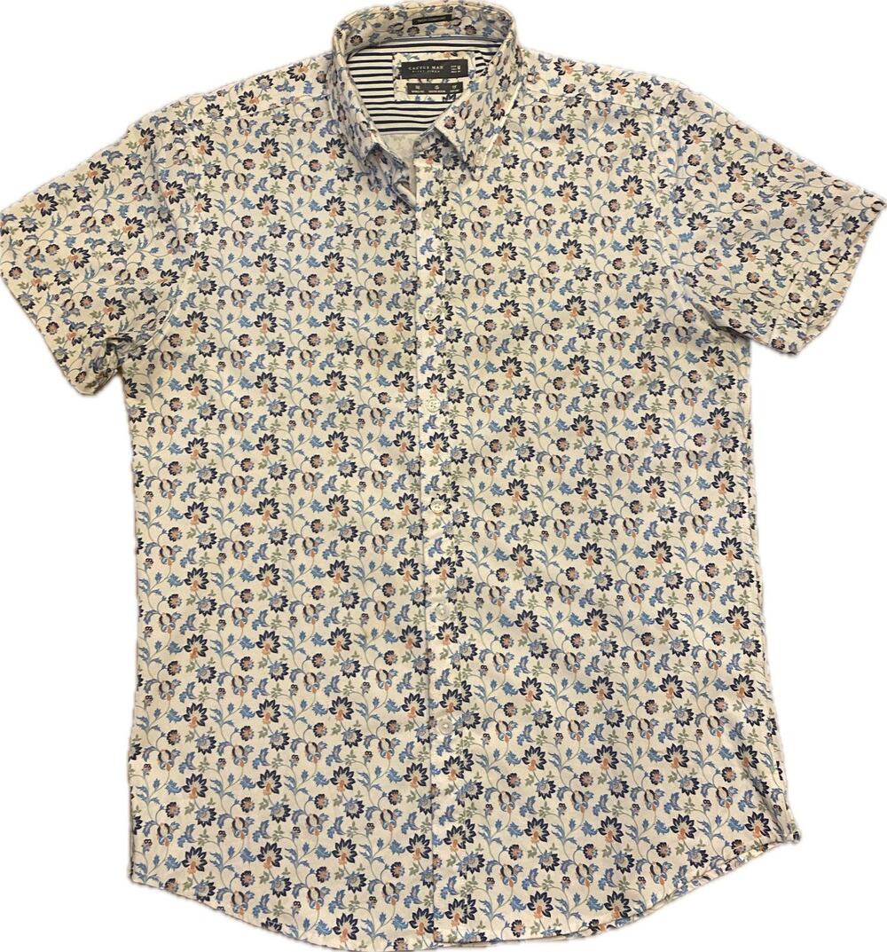 Cactus Man Ricky Singh M Moisture Wicking Short Sleeve Button-Up